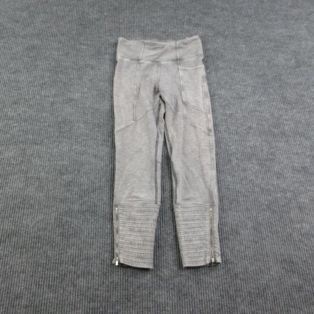 Free People Leggings Womens S Gray Ankle FP Movement Slim Stretch 26x26*
